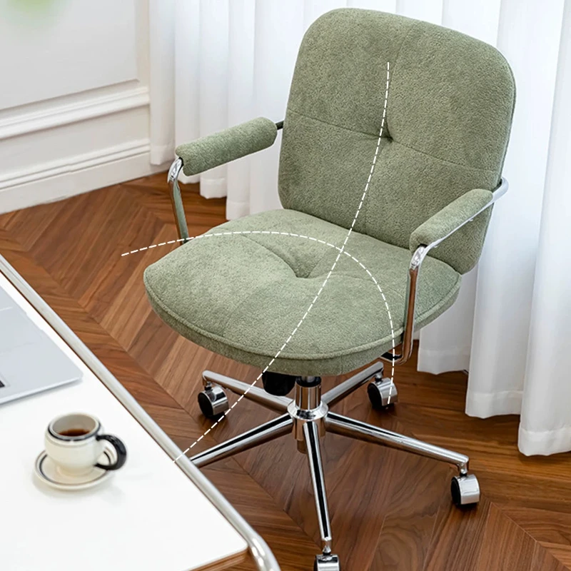 Rolling Bedroom Office Chair Swivel Salon Ergonomic Computer Office Chair Lounge Gaming Mobile Silla De Oficina Salon Furniture
Rolling Bedroom Office Chair Swivel Salon Ergonomic Computer Office Chair Lounge Gaming Mobile Silla De Oficina Salon Furniture