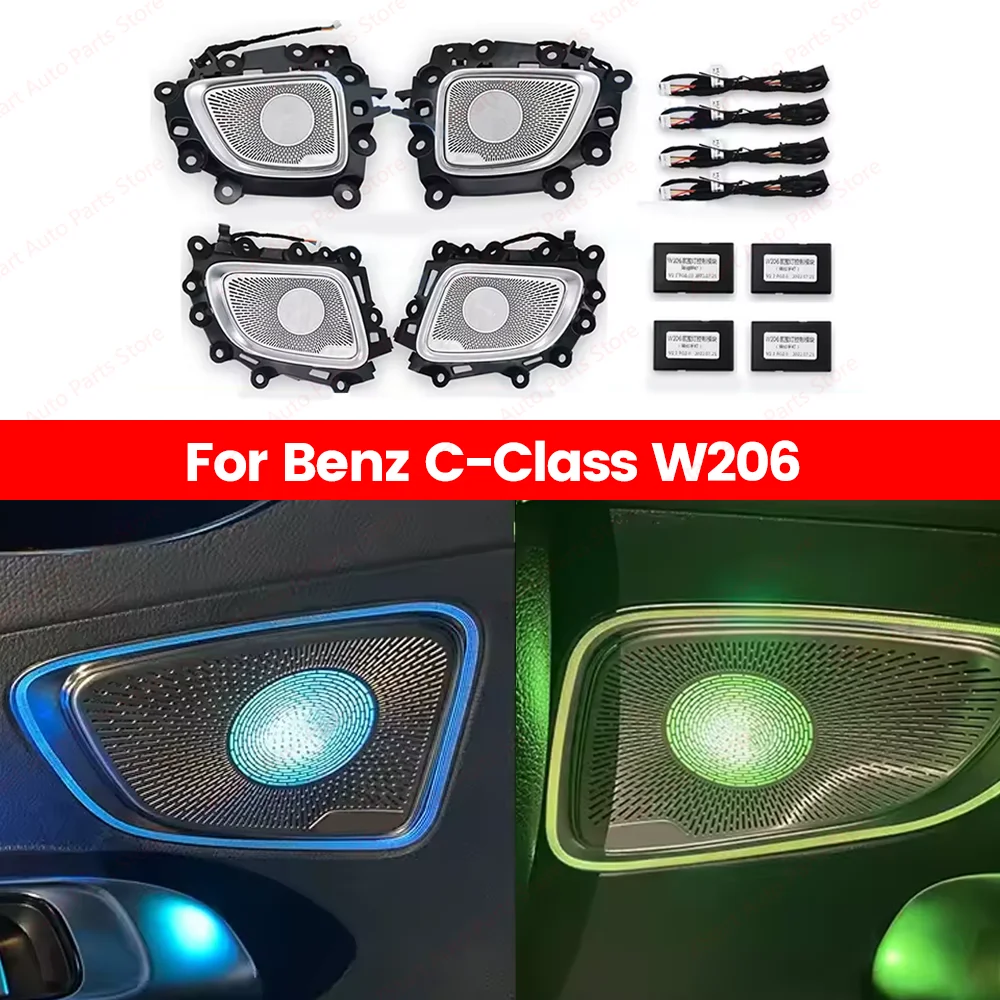 64 Colors Led Speaker Cover Ambient Light for Mercedes Benz C-class W206 GLC X254 Speaker Cover Auto Parts Decorative Lamp
64 Colors Led Speaker Cover Ambient Light for Mercedes Benz C-class W206 GLC X254 Speaker Cover Auto Parts Decorative Lamp