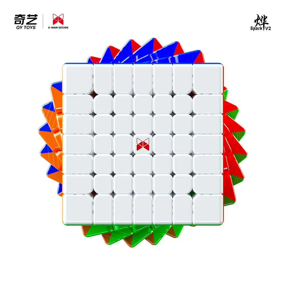 QiYi XMD Spark V2 7X7X7 All-Magnetic Flagship Speed Cube Smooth Seamless Control Professional Puzzle Toys Chilren Gift
QiYi XMD Spark V2 7X7X7 All-Magnetic Flagship Speed Cube Smooth Seamless Control Professional Puzzle Toys Chilren Gift