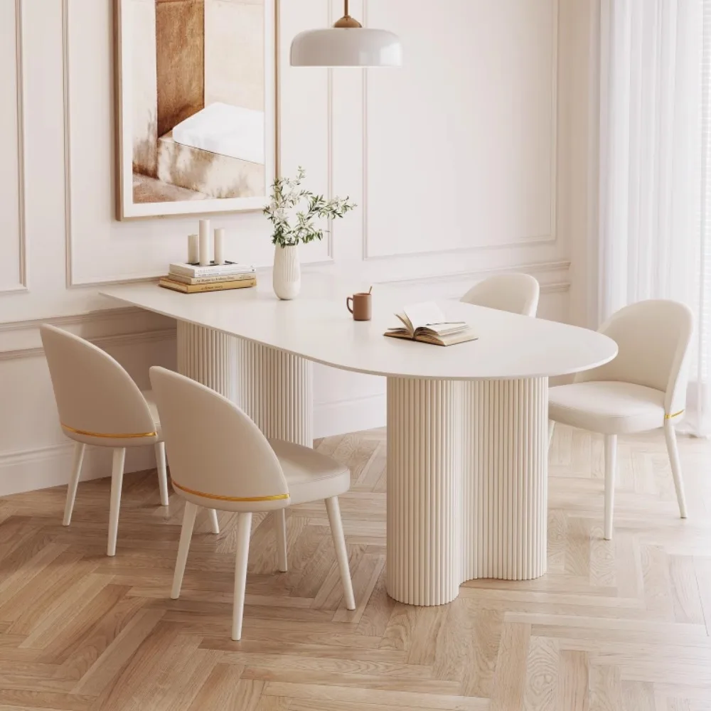 Nordic Living Dining Table White Nook Minimalist Design Dining Table Luxury Office Conjuntos De Sala De Jantar Home Accessories
Nordic Living Dining Table White Nook Minimalist Design Dining Table Luxury Office Conjuntos De Sala De Jantar Home Accessories