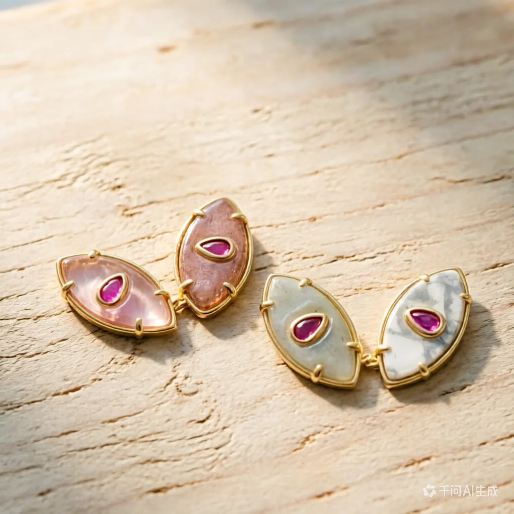 WT-P2120 Fresh Design Waterdrop Zircon And Natural Gemstones Eye Shape Gold Pendants With Double Hoops For Women Necklace DIY
WT-P2120 Fresh Design Waterdrop Zircon And Natural Gemstones Eye Shape Gold Pendants With Double Hoops For Women Necklace DIY