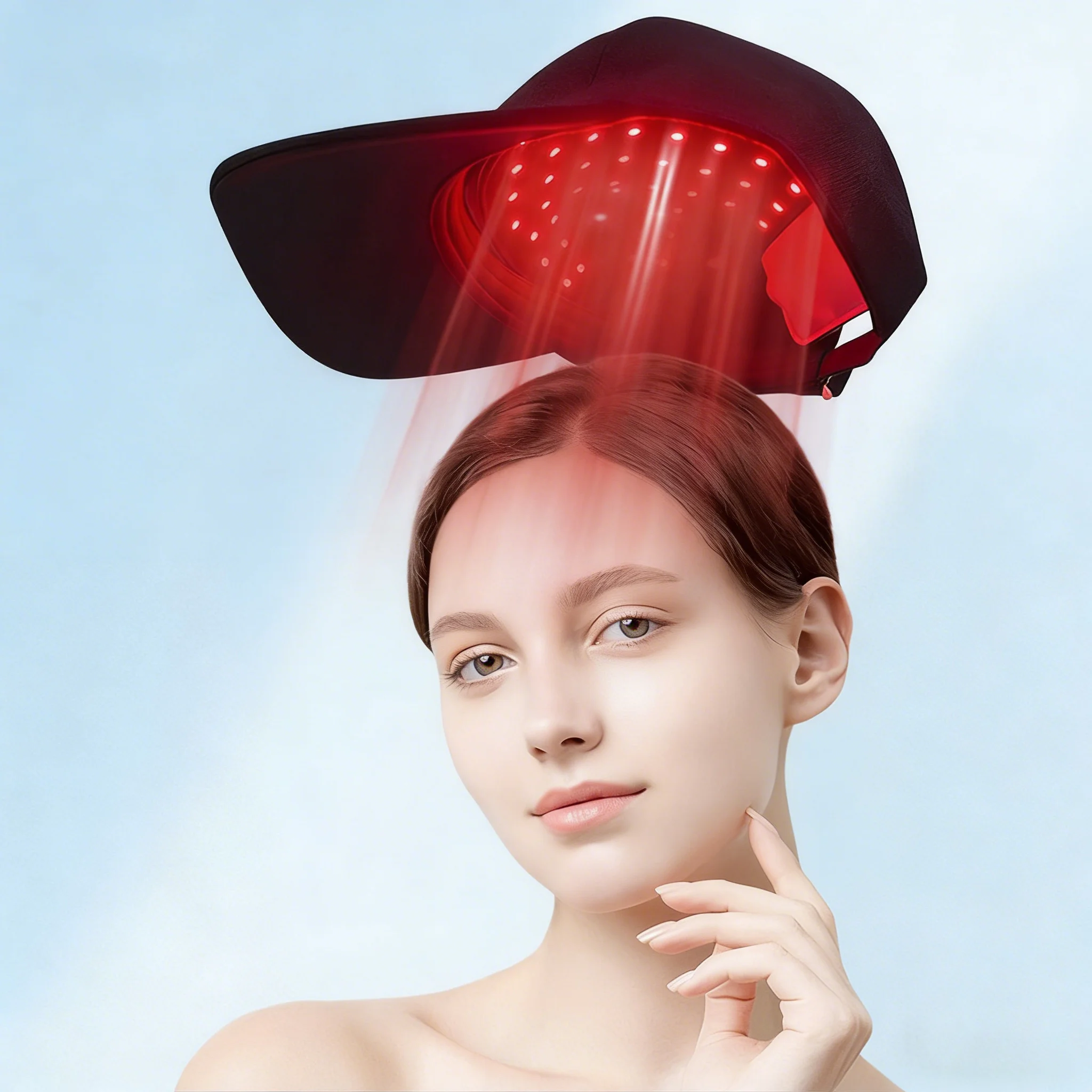 Head Massage Cap, Scalp And Hair Massage Cap. 4 Modes Selection, Red And Blue Colors Alternate Display, Time Setting.
Head Massage Cap, Scalp And Hair Massage Cap. 4 Modes Selection, Red And Blue Colors Alternate Display, Time Setting.