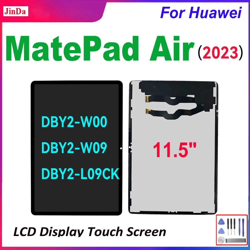 11.5" For Huawei MatePad Air 2023 DBY2-W00 DBY2-W09 DBY2-L09CK LCD Display Touch Screen Digitizer Assembly Replacement
11.5" For Huawei MatePad Air 2023 DBY2-W00 DBY2-W09 DBY2-L09CK LCD Display Touch Screen Digitizer Assembly Replacement