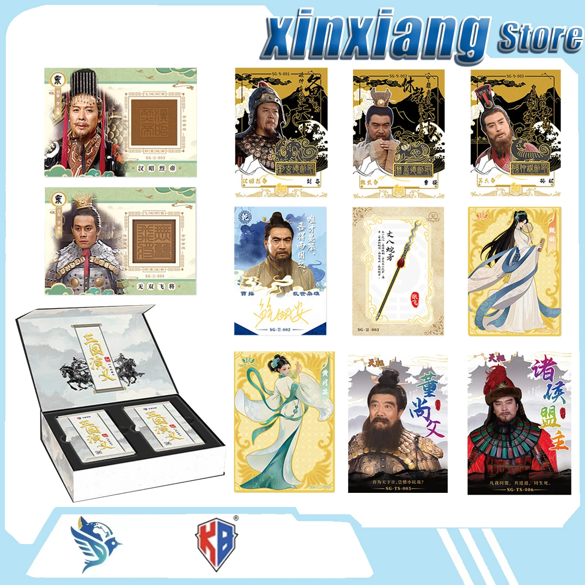 Kabao Culture & Creative Works Romance Of The Three Kingdoms Lu Bu, Liu Bei, Cao Cao Collection Value Ancient-Style Character
Kabao Culture & Creative Works Romance Of The Three Kingdoms Lu Bu, Liu Bei, Cao Cao Collection Value Ancient-Style Character