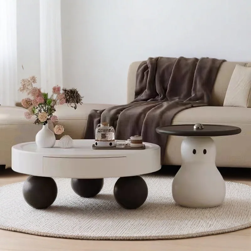 Snowman sofa side few cream wind cute paint small coffee table round table bedside rack
Snowman sofa side few cream wind cute paint small coffee table round table bedside rack