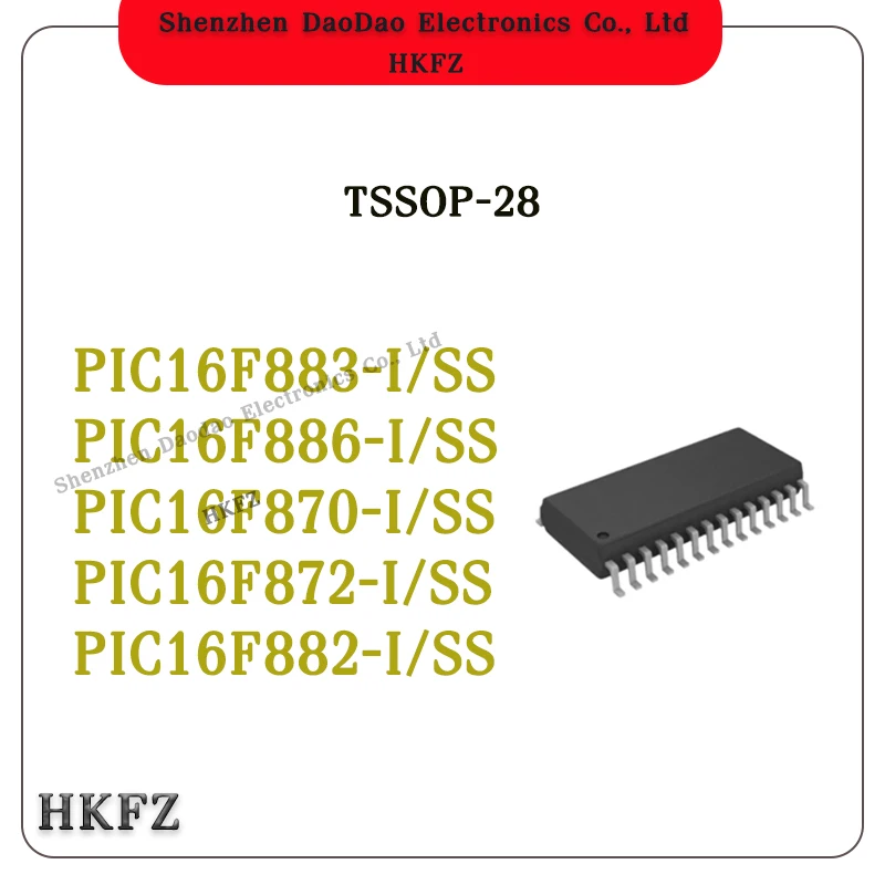 PIC16F883 PIC16F886 PIC16F870-I/SS PIC16F870 PIC16F872 PIC16F882 IC Chip TSSOP-28 new original
PIC16F883 PIC16F886 PIC16F870-I/SS PIC16F870 PIC16F872 PIC16F882 IC Chip TSSOP-28 new original
