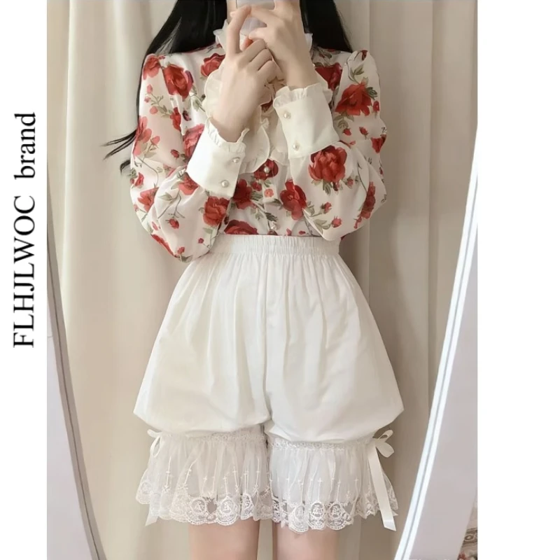 Cotton Bloomers Lolita Style Mori Girls Cute Sweet Japan Sexy Lace Date Princess Layer Puff Shorts Ruffles Lantern Small Pants
Cotton Bloomers Lolita Style Mori Girls Cute Sweet Japan Sexy Lace Date Princess Layer Puff Shorts Ruffles Lantern Small Pants