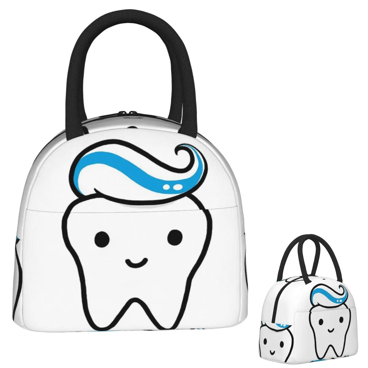 Dentist Cartoon Pattern Insulated Lunch Bag for Women Kids Portable Food Boxes Thermal Lunch Box Tote
Dentist Cartoon Pattern Insulated Lunch Bag for Women Kids Portable Food Boxes Thermal Lunch Box Tote
