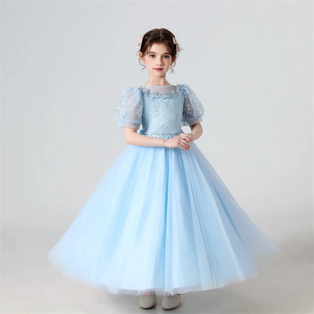 Luxury Sequined Luxury A Line Flower Girl Dress Puff Sleeve Pleat Customized Long Ball First Communion Dress New 2026
Luxury Sequined Luxury A Line Flower Girl Dress Puff Sleeve Pleat Customized Long Ball First Communion Dress New 2026