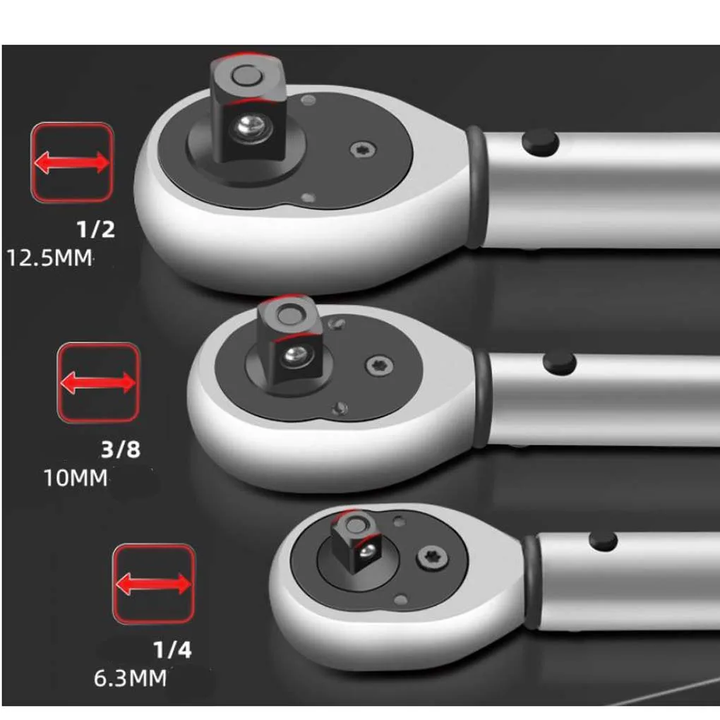 Динамометрический ключ с 72-зубой и трещоткой, регулируемая предустановленная настройка 1 350 нм 1/4 3/8 1/2 дюйма для ремонта автомобилей и обслуживания велосипедов
Динамометрический ключ с 72-зубой и трещоткой, регулируемая предустановленная настройка 1 350 нм 1/4 3/8 1/2 дюйма для ремонта автомобилей и обслуживания велосипедов