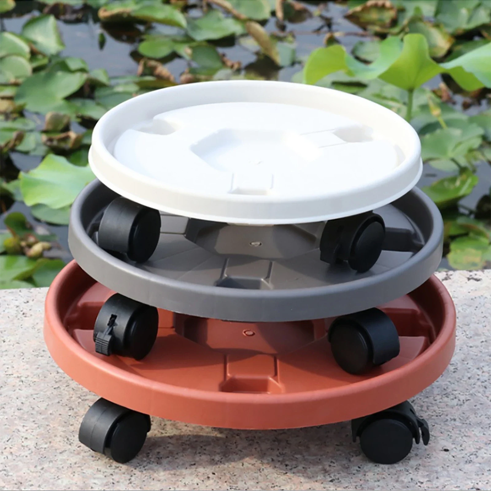 Plant Stand Movable Holder Caster Wheels Pallet Plastic Vase With Rollers Garden For Women Girls Round Removable Flower Pot Tray
Plant Stand Movable Holder Caster Wheels Pallet Plastic Vase With Rollers Garden For Women Girls Round Removable Flower Pot Tray