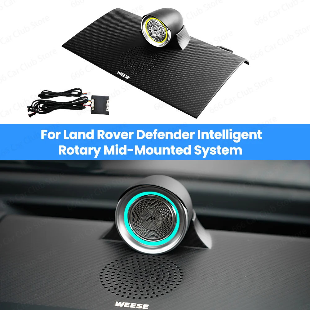 WEESE Center Console Rotating Speaker for Land Rover Defender 90 110 130 Car Interior Accessories Audio Upgrade
WEESE Center Console Rotating Speaker for Land Rover Defender 90 110 130 Car Interior Accessories Audio Upgrade