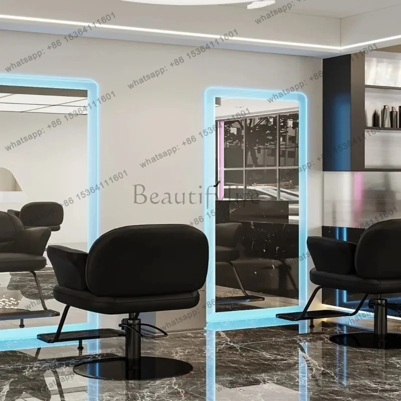 Simple barber shop acrylic mirror table special for hair salon trendy hair salon with light single-sided mirror can becust
Simple barber shop acrylic mirror table special for hair salon trendy hair salon with light single-sided mirror can becust