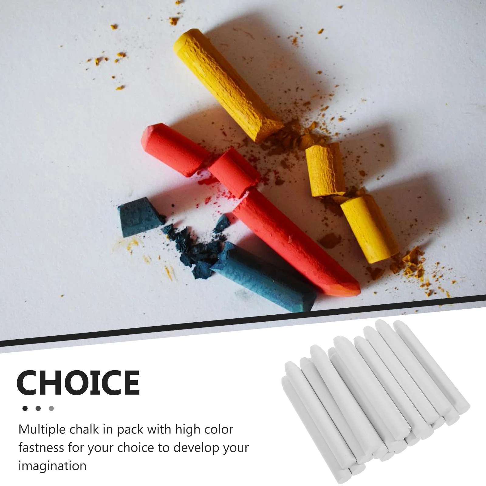 20 Pcs Water-soluble Dust-free Chalk Colored Bulk Erasable Chalkboard Chalks Toner for
20 Pcs Water-soluble Dust-free Chalk Colored Bulk Erasable Chalkboard Chalks Toner for