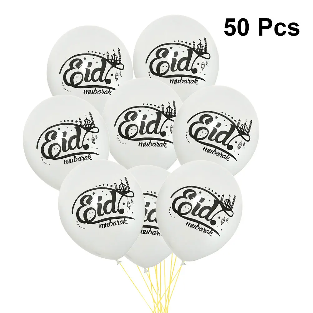 50 Pcs Eid Mubarak Balloons Party Decoration Latex Reusable Creative Supplies Wedding Eid Party Balloon Decorations
50 Pcs Eid Mubarak Balloons Party Decoration Latex Reusable Creative Supplies Wedding Eid Party Balloon Decorations
