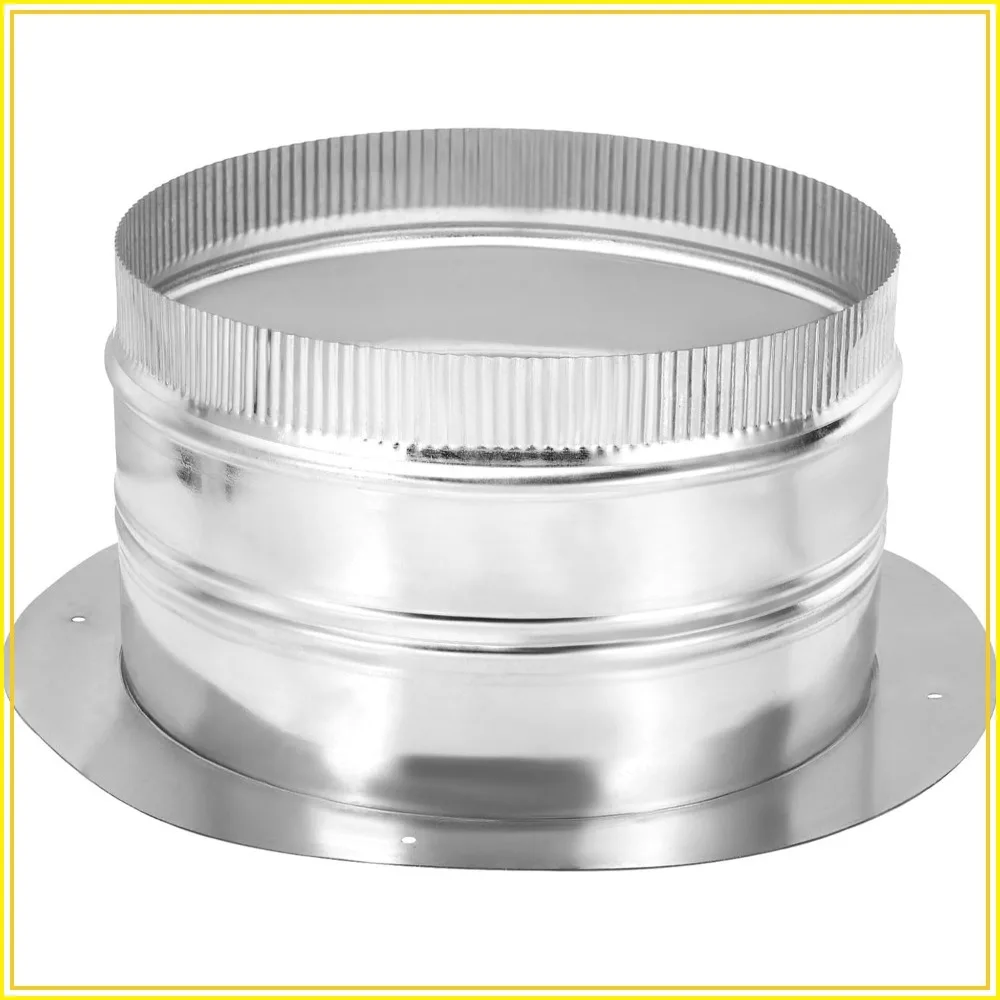 10" Round Duct Collar, Galvanized Connector Flange for Flexible or Rigid Ducts, HVAC Vent Systems
10" Round Duct Collar, Galvanized Connector Flange for Flexible or Rigid Ducts, HVAC Vent Systems