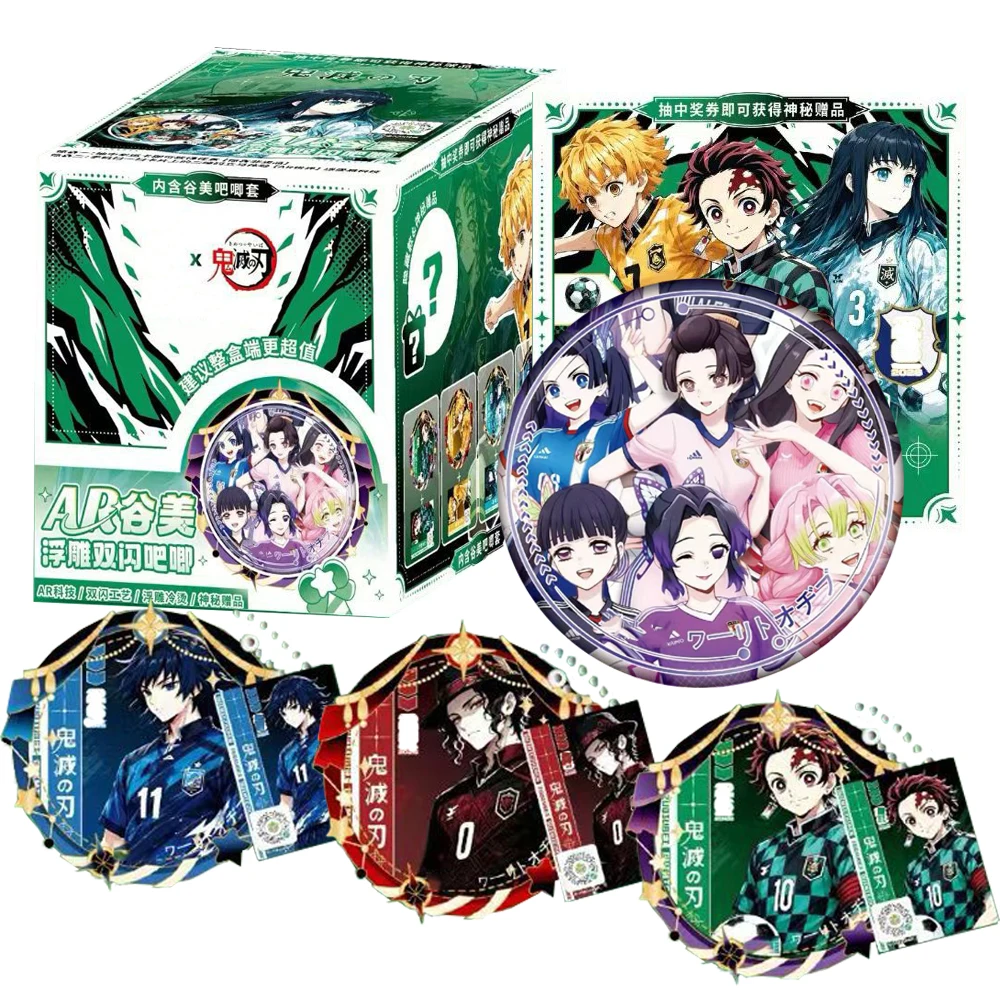 Football X Demon Slayer Agatsuma Zenitsu Tomioka Giyuu Exquisite and Handsome Anime Exclusive Flash Card AR Relief Badge Collect
Football X Demon Slayer Agatsuma Zenitsu Tomioka Giyuu Exquisite and Handsome Anime Exclusive Flash Card AR Relief Badge Collect