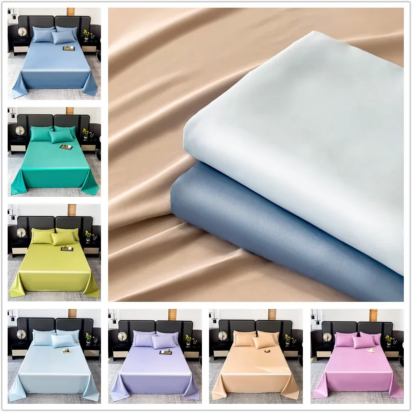 Smooth Bedsheet Solid Color Bed Linen Skin-friendly Silky Flat Sheet Adults Kids Room Sheets drap de lit (Pillowcase Need Order)
Smooth Bedsheet Solid Color Bed Linen Skin-friendly Silky Flat Sheet Adults Kids Room Sheets drap de lit (Pillowcase Need Order)