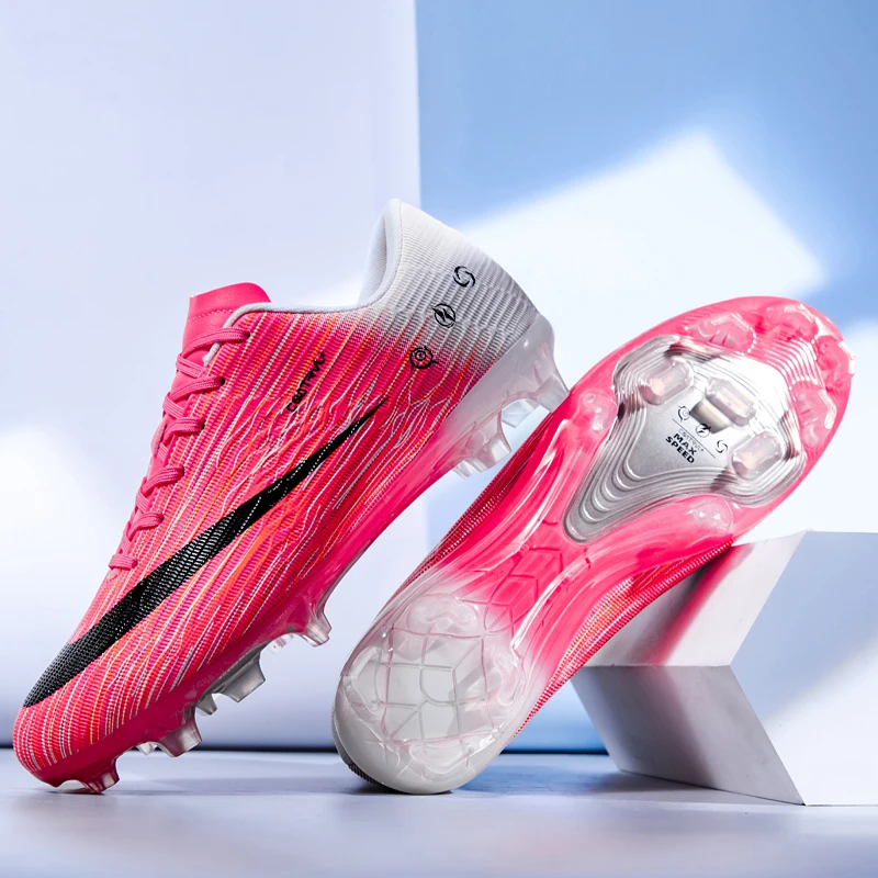 High Quality Mens Soccer Shoes Non-slip FG Training Football Sneakers Boys Youth Turf Soccer Cleats Chuteira Campo 34-45
High Quality Mens Soccer Shoes Non-slip FG Training Football Sneakers Boys Youth Turf Soccer Cleats Chuteira Campo 34-45