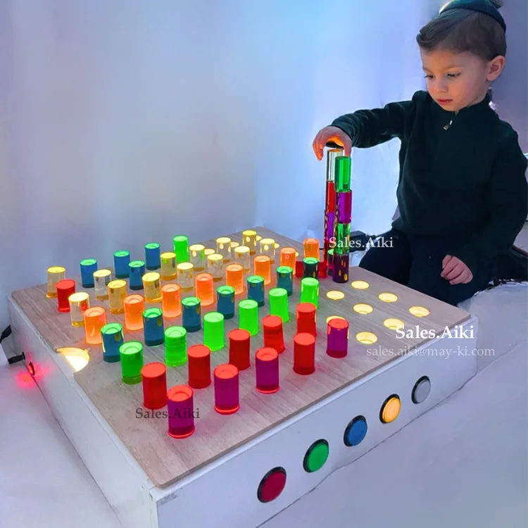 Sensory Educational Toys Autism Products Light Up Tube Wall Peg Board Interactive DIY Calming Lights Panel For Autism Treatment
Sensory Educational Toys Autism Products Light Up Tube Wall Peg Board Interactive DIY Calming Lights Panel For Autism Treatment