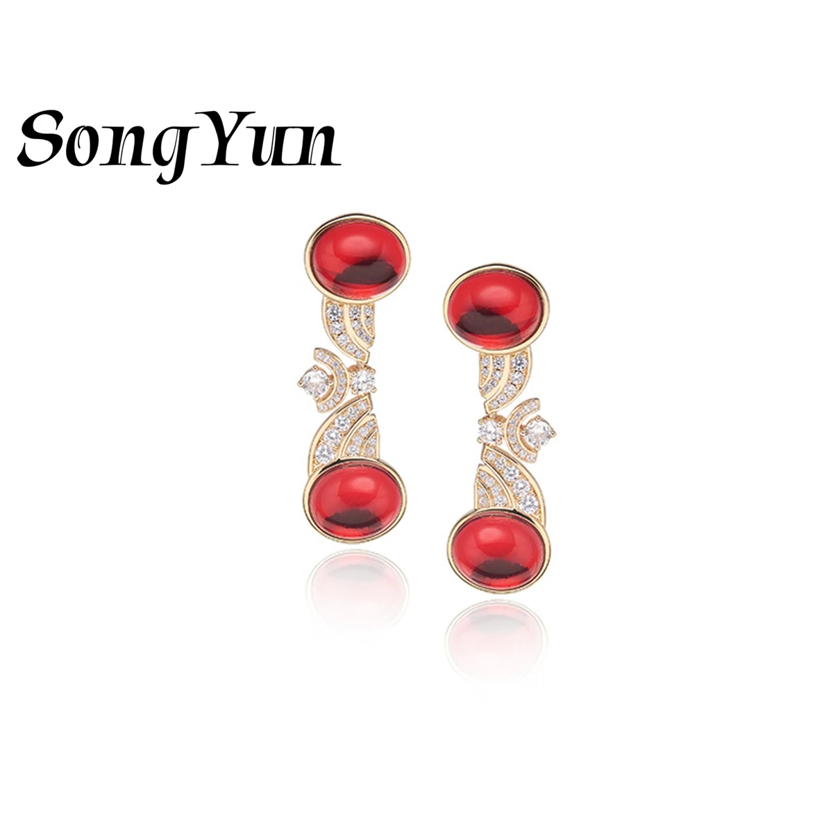 SY Luxury Jewelry 925 Silver Fashion Retro Style Evening Egg-Shaped Earrings For Women
SY Luxury Jewelry 925 Silver Fashion Retro Style Evening Egg-Shaped Earrings For Women