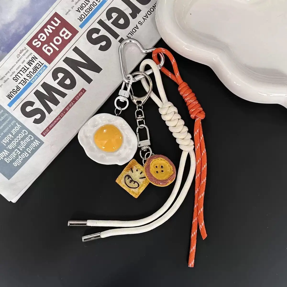 Fashion Girl's Bag Charms Nylon Braided Polyester Rope Cord Handmade Rope Backpack Keychain Colorful Braided Lanyard Keychains
Fashion Girl's Bag Charms Nylon Braided Polyester Rope Cord Handmade Rope Backpack Keychain Colorful Braided Lanyard Keychains