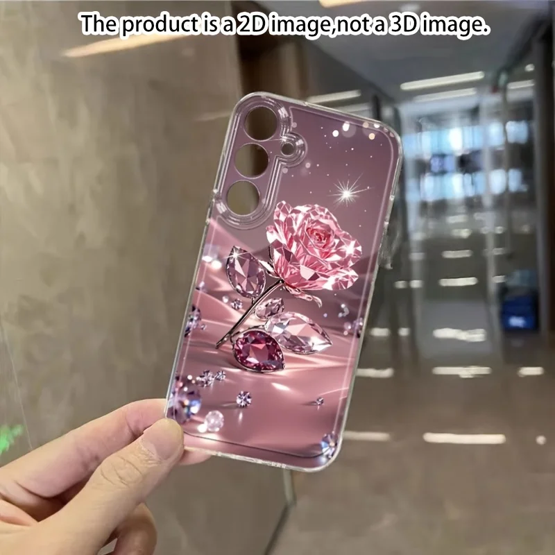 The new crystal rose-pattern TPU transparent phone case is suitable for Samsung models such as S26/S25/S24/S23/S22/S21/S20.
The new crystal rose-pattern TPU transparent phone case is suitable for Samsung models such as S26/S25/S24/S23/S22/S21/S20.