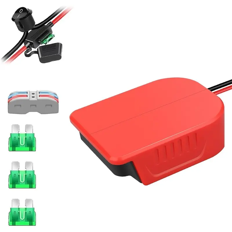 A76K DIY Power Wheel Adapter For Bauer 20V Battery Dock- Power Connector For Rc Cars Trucks, E-Bikes(14AW Wire)
A76K DIY Power Wheel Adapter For Bauer 20V Battery Dock- Power Connector For Rc Cars Trucks, E-Bikes(14AW Wire)