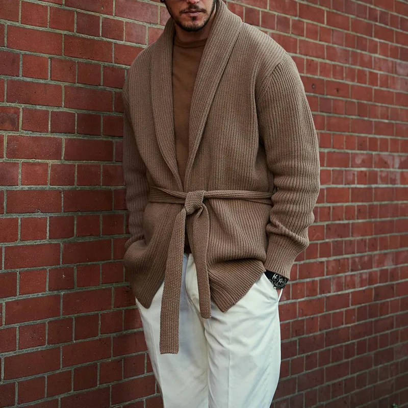 Мужской модный повседневный кардиган на осень-зиму, корейский стиль, свободный крой, с длинным рукавом, утепленный, вязаный свитер для мужчин
Мужской модный повседневный кардиган на осень-зиму, корейский стиль, свободный крой, с длинным рукавом, утепленный, вязаный свитер для мужчин