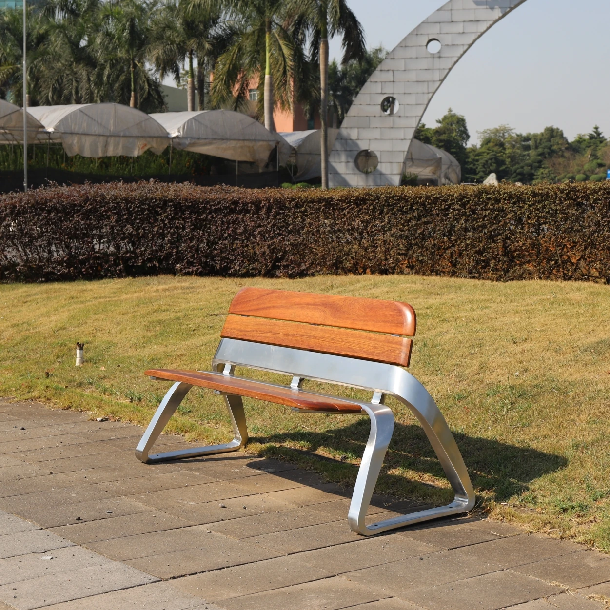 Hot Seller Street Furniture Outdoor Wooden Seating Stainless Steel Park Benches Public Garden Chair With Backrest
Hot Seller Street Furniture Outdoor Wooden Seating Stainless Steel Park Benches Public Garden Chair With Backrest