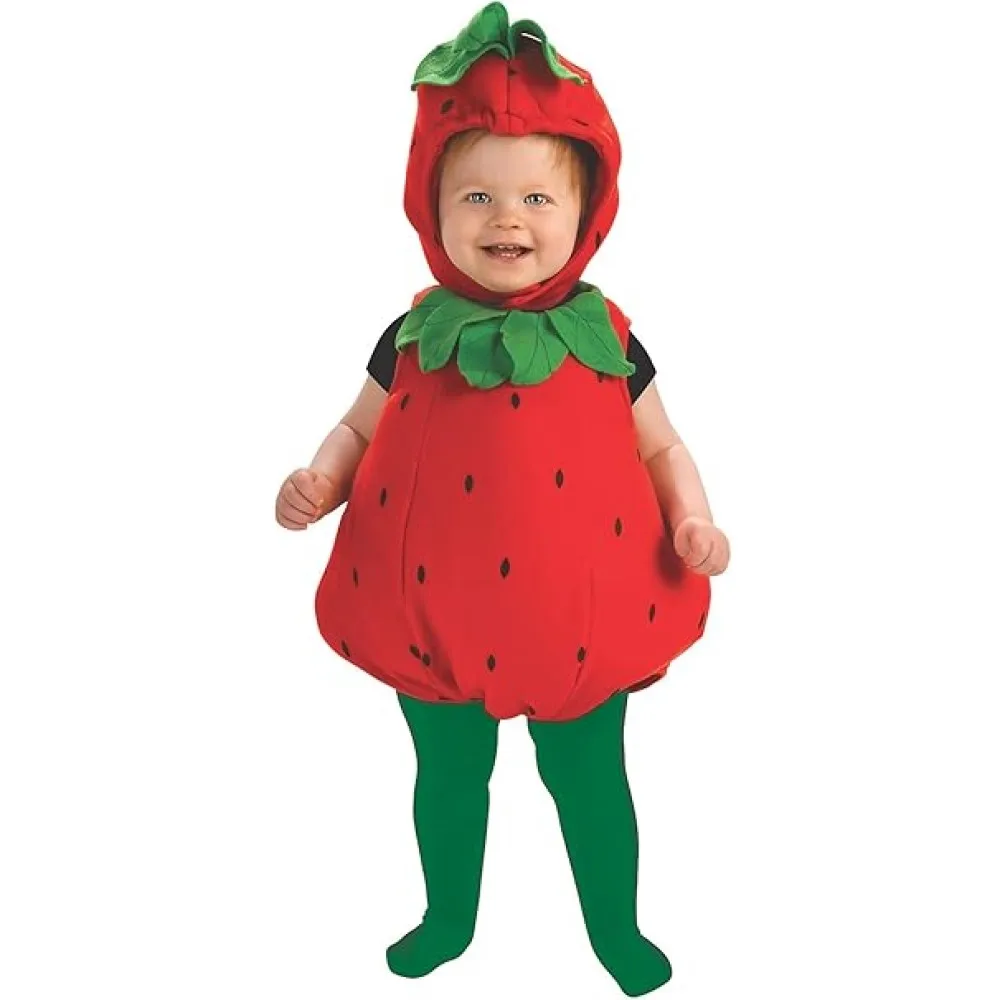 Cute Costume Carnival Girl's Deluxe Berry Dress Up America Baby Strawberry Costume Halloween Infant Fruit Romper for Girls Set
Cute Costume Carnival Girl's Deluxe Berry Dress Up America Baby Strawberry Costume Halloween Infant Fruit Romper for Girls Set