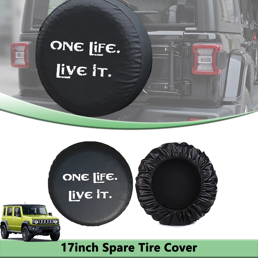 17" Spare Tire PVC Leather Cover for Suzuki Jimny Jeep Wrangler JK JL Spare Wheel Weather Resistant Cover Universal Accessories
17" Spare Tire PVC Leather Cover for Suzuki Jimny Jeep Wrangler JK JL Spare Wheel Weather Resistant Cover Universal Accessories