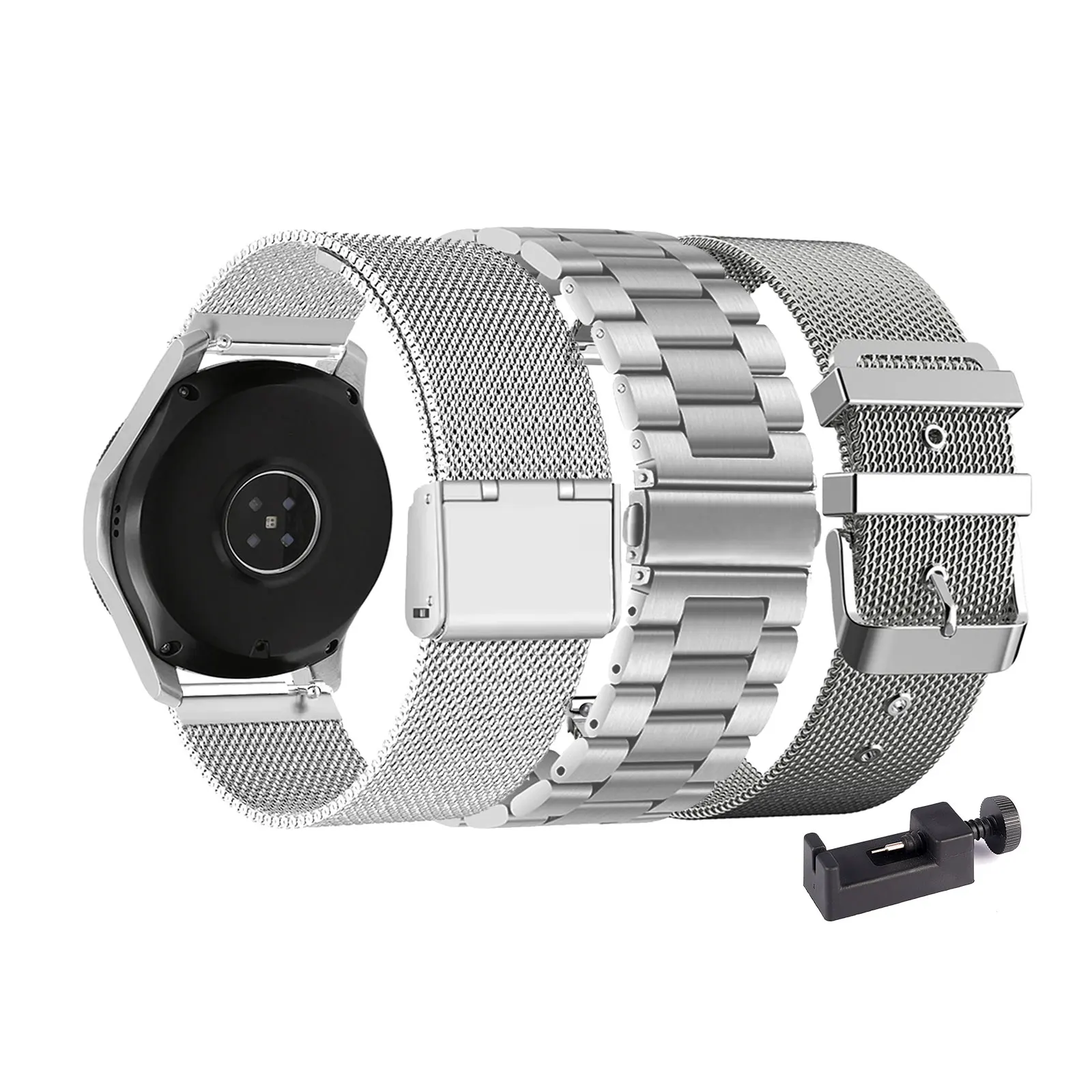 3pcs Metal Bands for Samsung Galaxy Watch 46mm/Gear S3 Frontier/Cassic Strap for Men and Women
3pcs Metal Bands for Samsung Galaxy Watch 46mm/Gear S3 Frontier/Cassic Strap for Men and Women