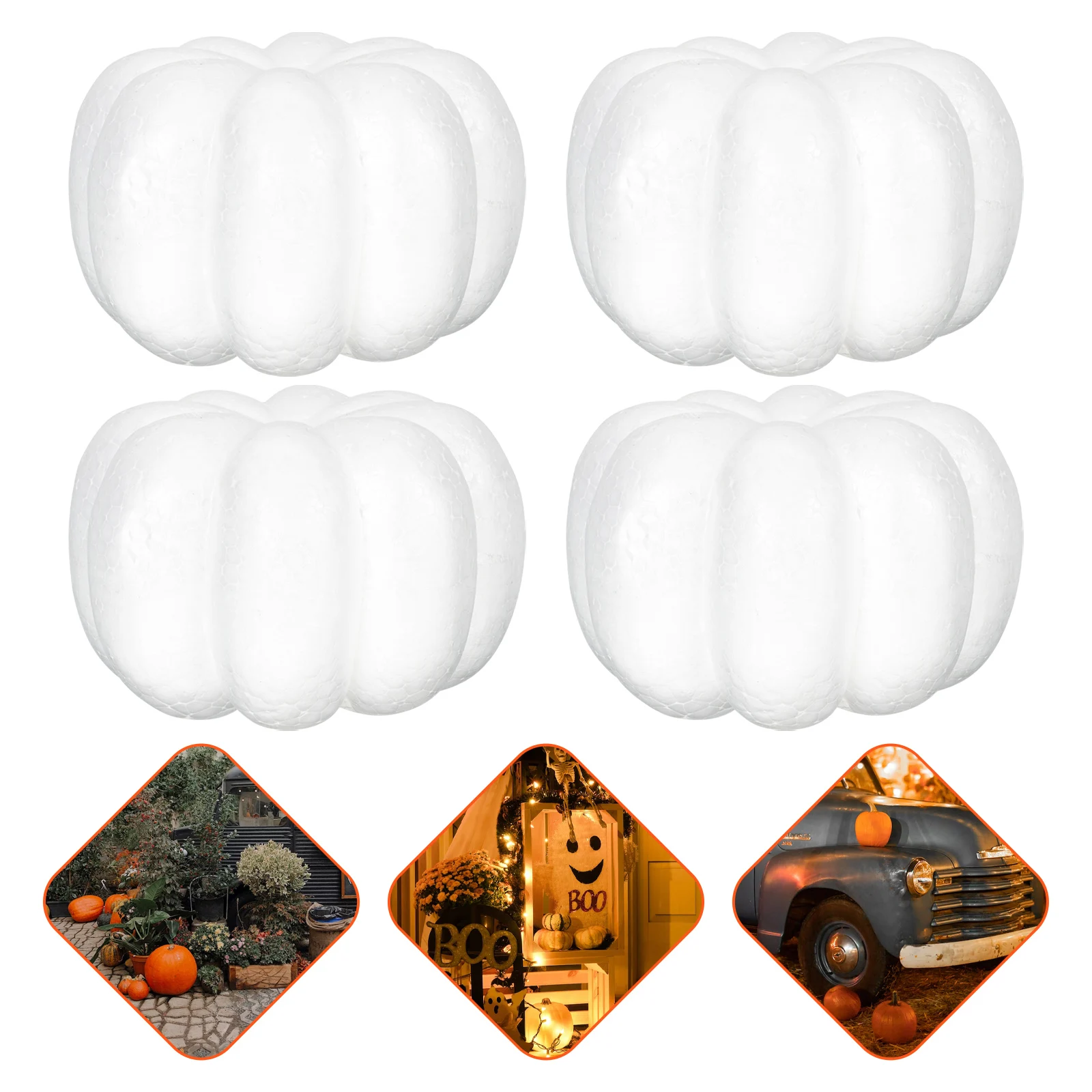 4pcs Simulation Pumpkin s Lifelike Foam Decorative Pumpkins Halloween Thanksgiving Harvest Festival Home Party Decor Props 
4pcs Simulation Pumpkin s Lifelike Foam Decorative Pumpkins Halloween Thanksgiving Harvest Festival Home Party Decor Props