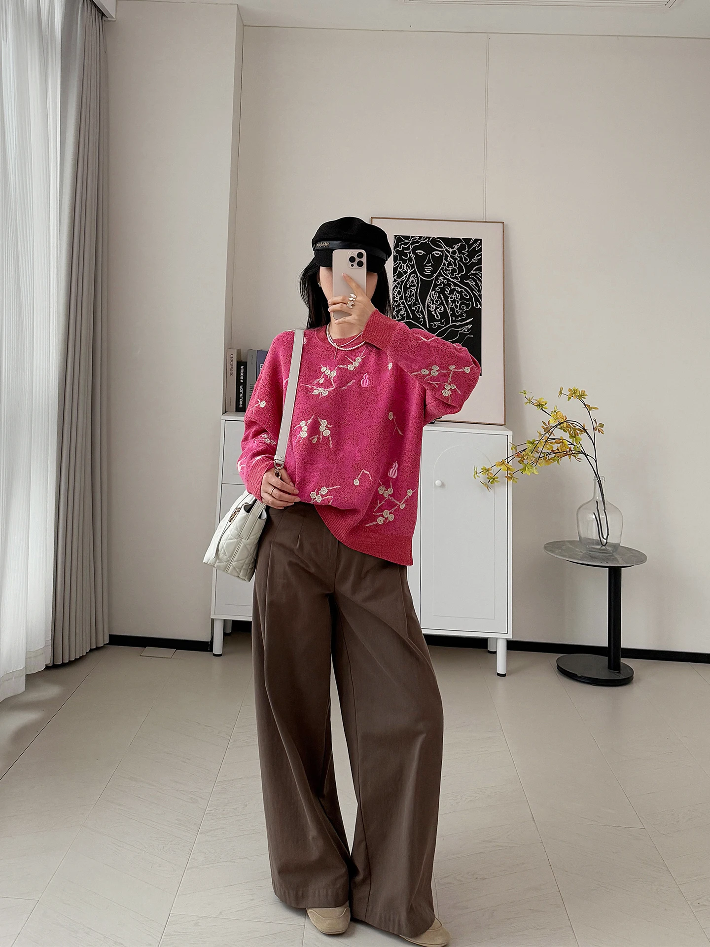 High Waist Straight Leg Casual Pants Women's New 2025 Cotton Blend Comfortable Fit Trousers with kets Vintage Sle
High Waist Straight Leg Casual Pants Women's New 2025 Cotton Blend Comfortable Fit Trousers with kets Vintage Sle