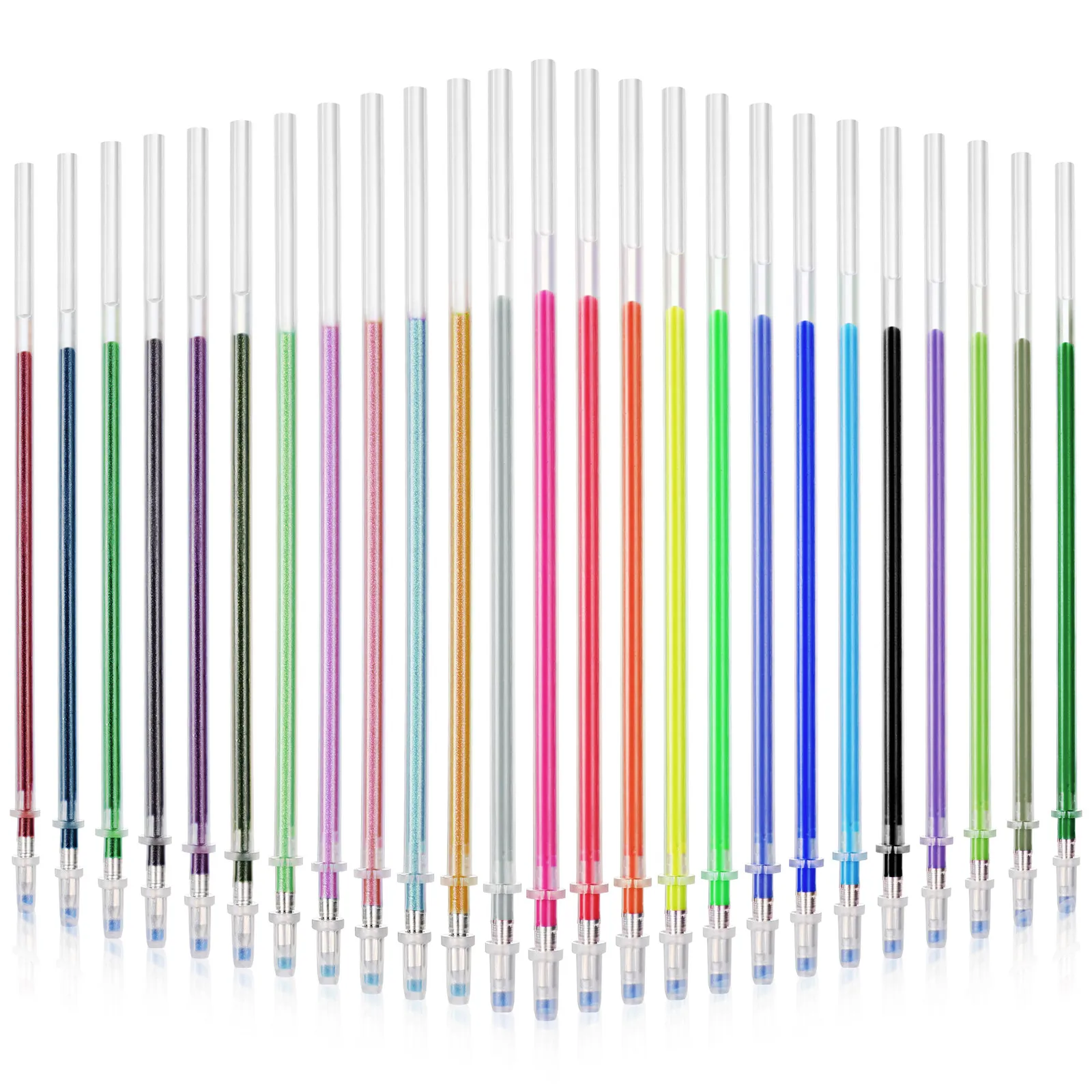 120Pcs Gel Pen Refills Colorful Metallic Pastel Glitter Neon Ink for Scrapbooking Drawing Coloring 0.8mm Smooth Writing
120Pcs Gel Pen Refills Colorful Metallic Pastel Glitter Neon Ink for Scrapbooking Drawing Coloring 0.8mm Smooth Writing