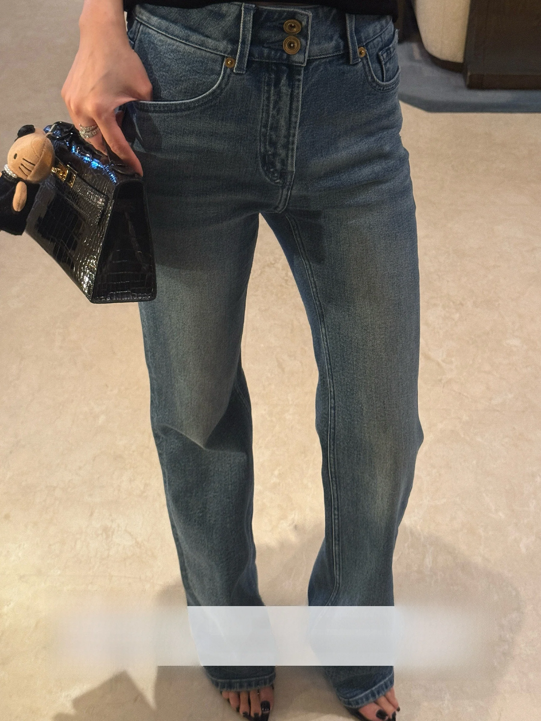 High Waist Retro Flared Denim Jeans Women's High Elastic Butt Lifting Versatile Long Pants Straight Leg Cut Spring 2026
High Waist Retro Flared Denim Jeans Women's High Elastic Butt Lifting Versatile Long Pants Straight Leg Cut Spring 2026