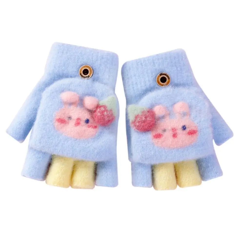 Outdoor Sports Cute Cartoon Kids Knitted Gloves Thickened Plush Children Full Fingers Gloves Winter Warm Windproof Flap Gloves
Outdoor Sports Cute Cartoon Kids Knitted Gloves Thickened Plush Children Full Fingers Gloves Winter Warm Windproof Flap Gloves