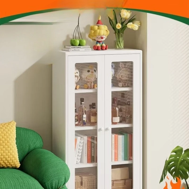 Steel living room bookcase, integrated locker, next to the TV against the wall
Steel living room bookcase, integrated locker, next to the TV against the wall