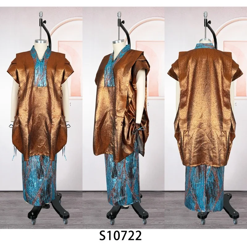 Dubai African Dresses For Women 2025 Traditional Robe Church Gown Abaya Dashiki Clothing Africa Muslim two-piece set
Dubai African Dresses For Women 2025 Traditional Robe Church Gown Abaya Dashiki Clothing Africa Muslim two-piece set