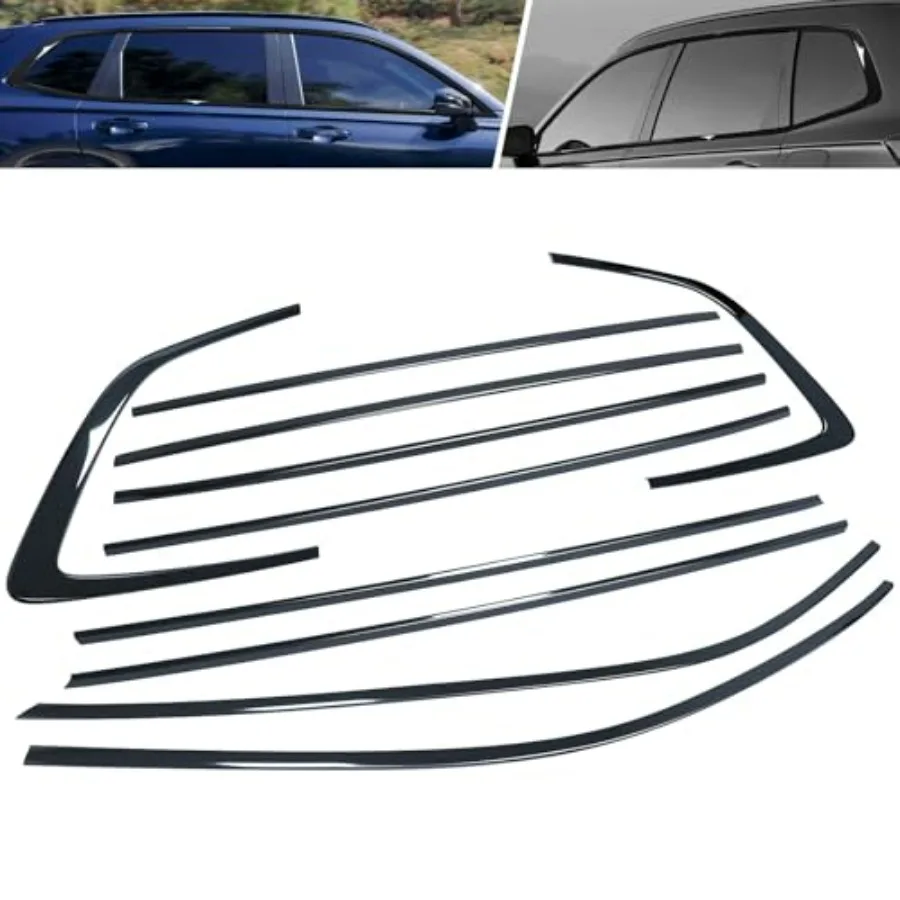 10pcs Window Trim Strip Fit for Honda CRV CR-V 2023 2024 Door Window Molding Frame Cover Stainless Steel Glossy Black
10pcs Window Trim Strip Fit for Honda CRV CR-V 2023 2024 Door Window Molding Frame Cover Stainless Steel Glossy Black