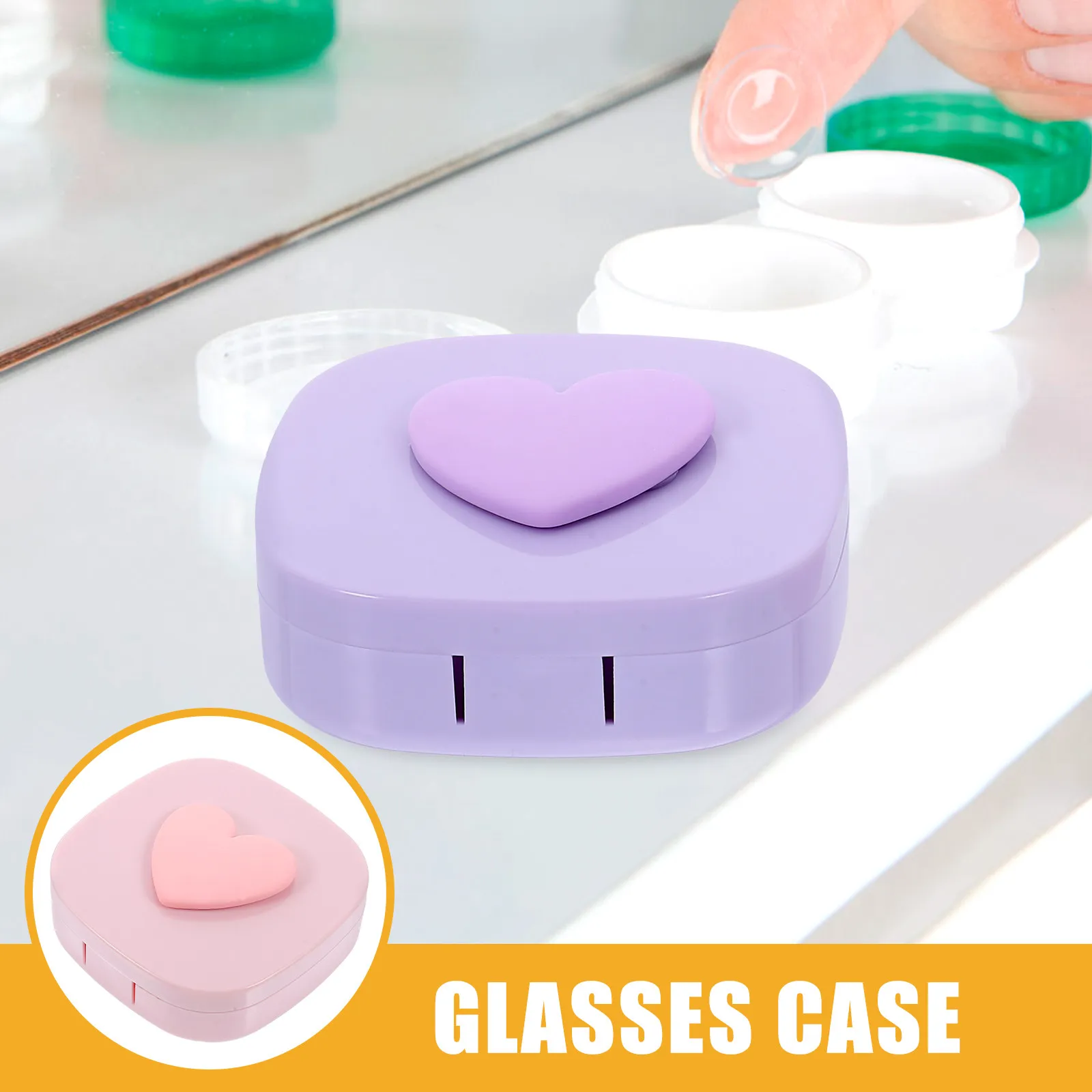2Sets Contact Lens Carrier Leakproof Portable Travel Small Practical Durable Organizer Storage Box Case Lens Holder
2Sets Contact Lens Carrier Leakproof Portable Travel Small Practical Durable Organizer Storage Box Case Lens Holder