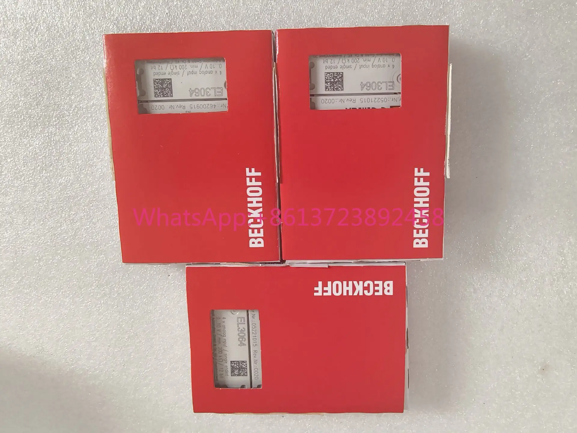 BECKHOFF EL3064 with code, German Beckhoff module, spot
BECKHOFF EL3064 with code, German Beckhoff module, spot