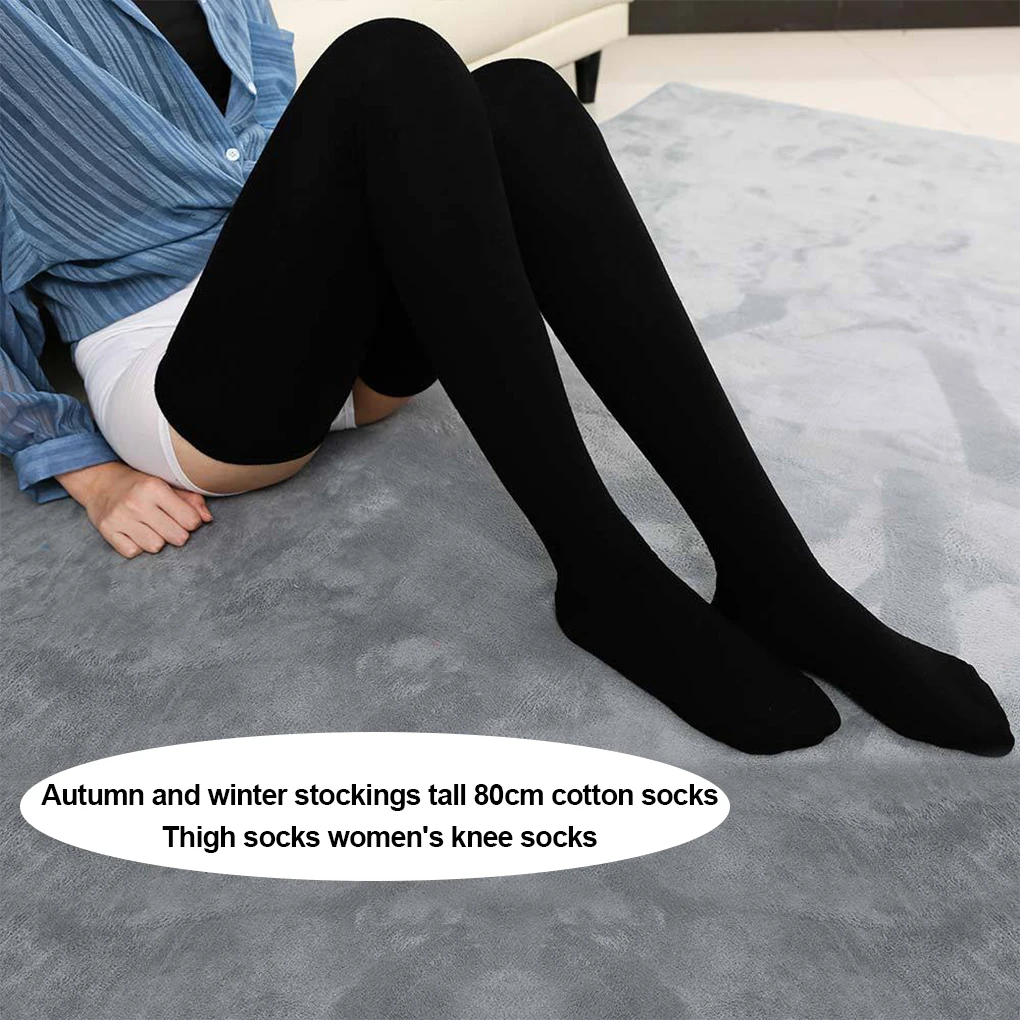 80cm Women’s Over-the-knee Socks Thigh Autumn Winter stockings Elasticity Breathability Fad Sock Boots High Thigh Stockings
80cm Women’s Over-the-knee Socks Thigh Autumn Winter stockings Elasticity Breathability Fad Sock Boots High Thigh Stockings