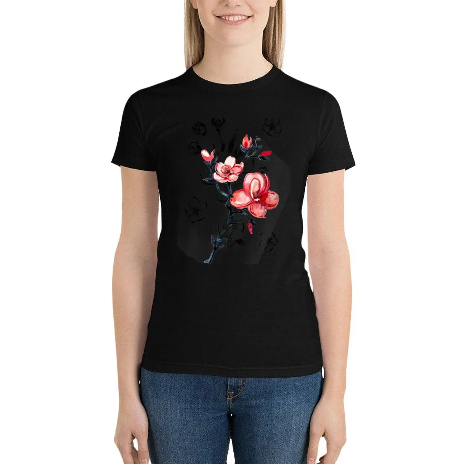 Japanese cherry blossom pattern T-Shirt shirts graphic tees summer clothes cute tops vintage clothes Womens clothing
Japanese cherry blossom pattern T-Shirt shirts graphic tees summer clothes cute tops vintage clothes Womens clothing