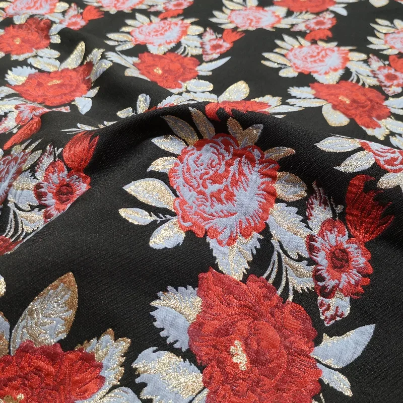 Gold Line Brocade Jacquard Fabric Neat Dress Windbreaker Suit Clothing Cloth Brand Fashion Design Wholesale Material By Meter
Gold Line Brocade Jacquard Fabric Neat Dress Windbreaker Suit Clothing Cloth Brand Fashion Design Wholesale Material By Meter