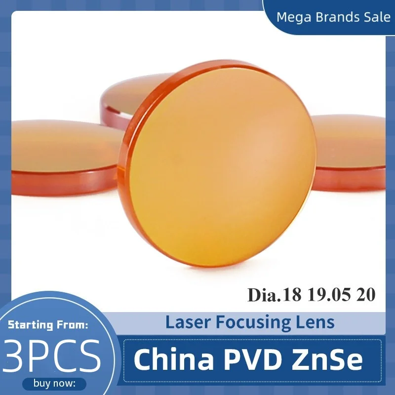 Bluetimes Laser Focusing Lenses 3PCS PVD ZnSe Co2 Focus Lens Dia.12/18/20/25MM FL38.1-190MM for Laser Engraving Cutting Machine
Bluetimes Laser Focusing Lenses 3PCS PVD ZnSe Co2 Focus Lens Dia.12/18/20/25MM FL38.1-190MM for Laser Engraving Cutting Machine