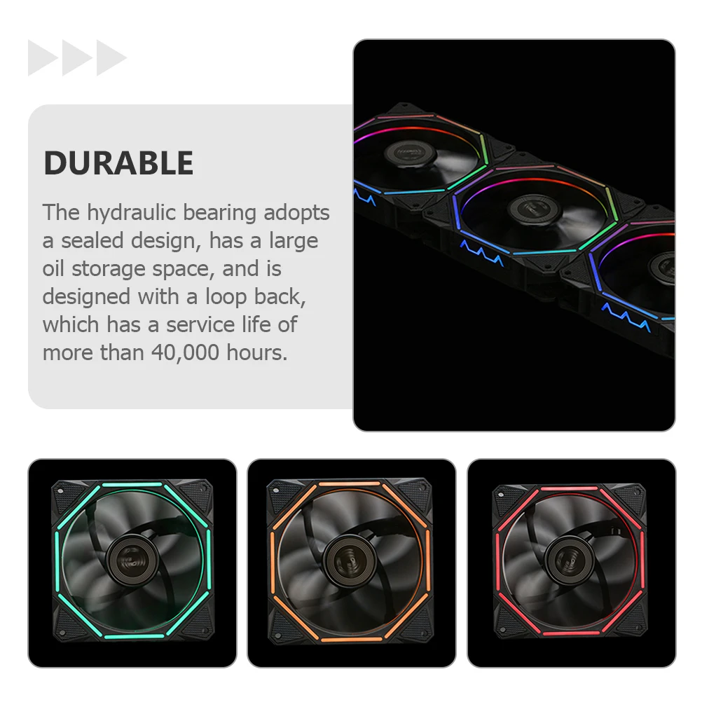 12Cm Argb 9-Blade Desktop Computer Cooler Strong Long Life Hydraulic Bearing 40000 Hours Low Noise Chassis Cooling
12Cm Argb 9-Blade Desktop Computer Cooler Strong Long Life Hydraulic Bearing 40000 Hours Low Noise Chassis Cooling