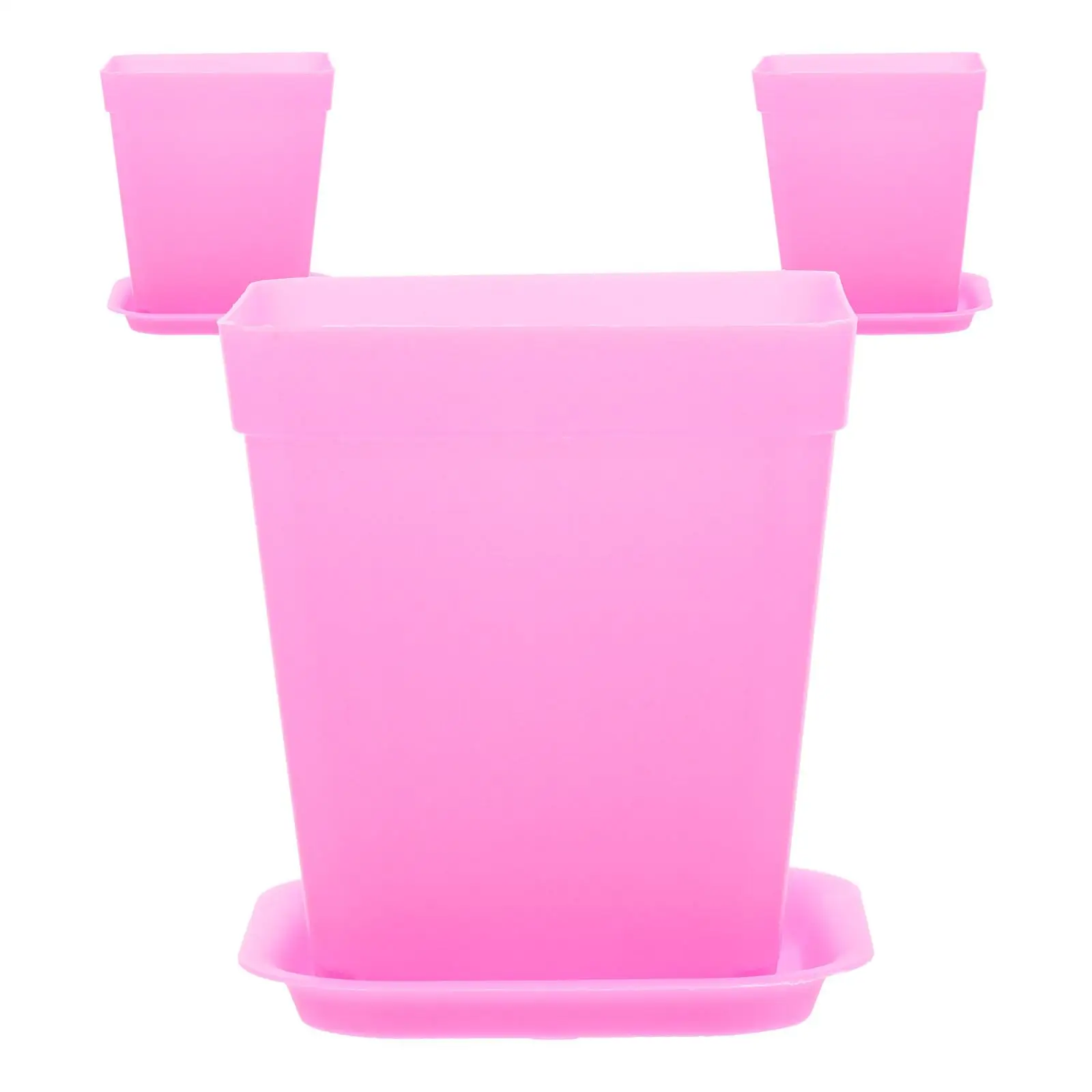 6 Pcs Plastic Flower Pots Square Planters Lightweight Durable Succulents Drainage Holes Ventilated
6 Pcs Plastic Flower Pots Square Planters Lightweight Durable Succulents Drainage Holes Ventilated