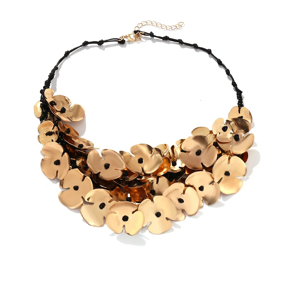 ZAA Personality Vintage Metal Flower Waterfall Shaped Pendant Necklaces for Women Handmade Neck Jewelry Holiday Party Gifts
ZAA Personality Vintage Metal Flower Waterfall Shaped Pendant Necklaces for Women Handmade Neck Jewelry Holiday Party Gifts
